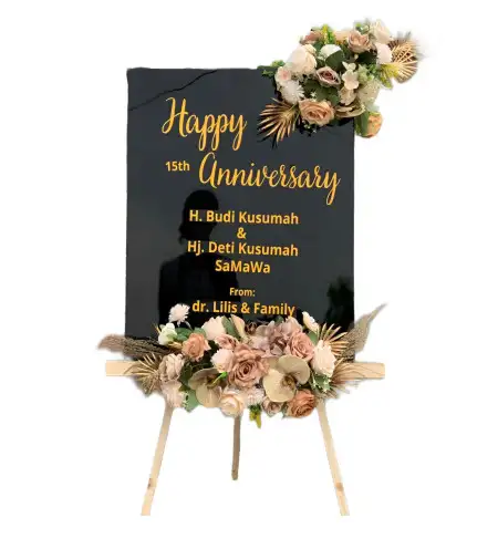 Papan Bunga Akrilik Bantal